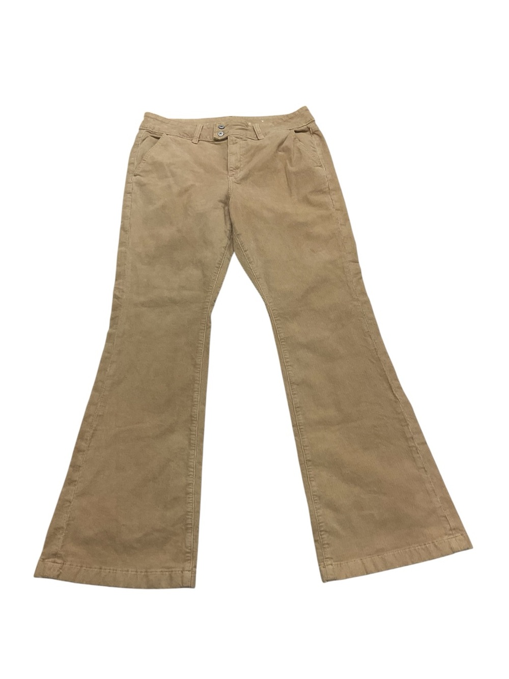 American Eagle Khaki Corduroy High Rise Kick Boot Pants 14